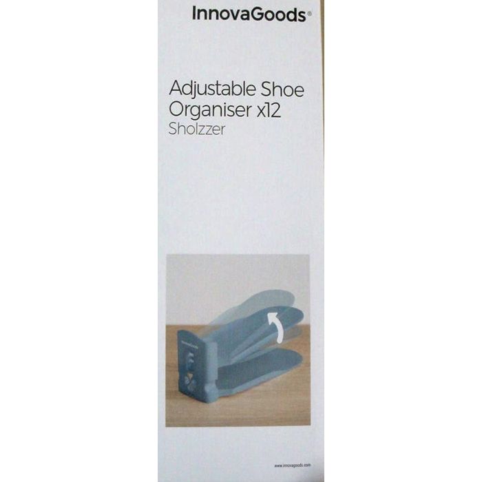 Organizador de Zapatos Regulable Sholzzer InnovaGoods 6 Unidades 14 Organizador de Zapatos Regulable Sholzzer InnovaGoods 6 Unidades 14