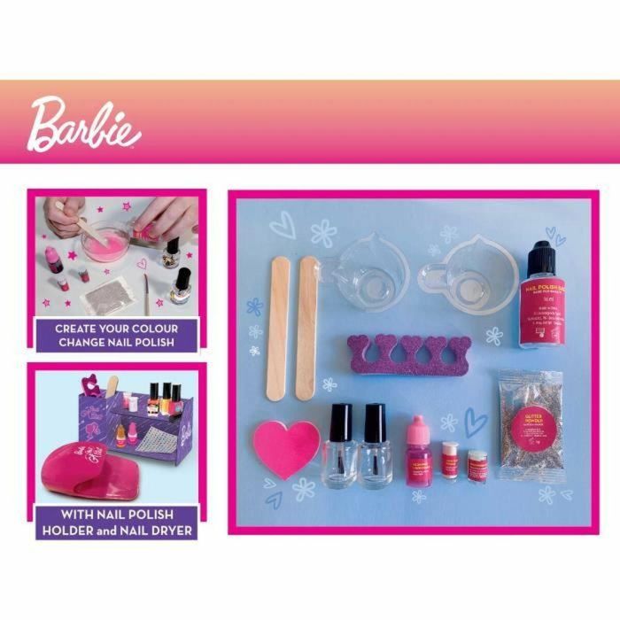 Lisciani Giochi Barbie Kit de Esmalte de Uñas Cambia de Color y Brilla en la Oscuridad LIS8008324102747 2