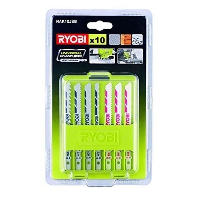 RYOBI Box 10 cuchillas para sierra de calar 102 mm 1