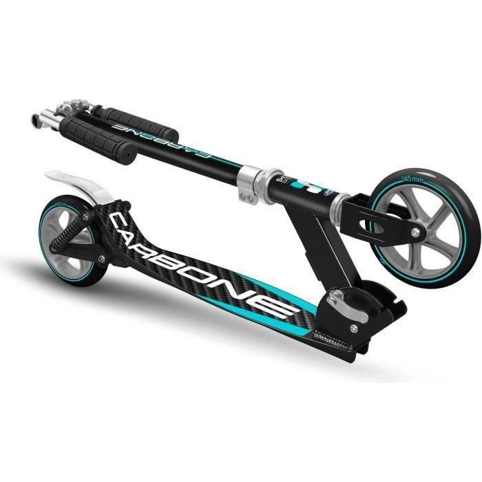 Patinete plegable regulable con doble suspensión 145mm - SKIDS CONTROL CARBON - JK525145 2 Patinete plegable regulable con doble suspensión 145mm - SKIDS CONTROL CARBON - JK525145 2