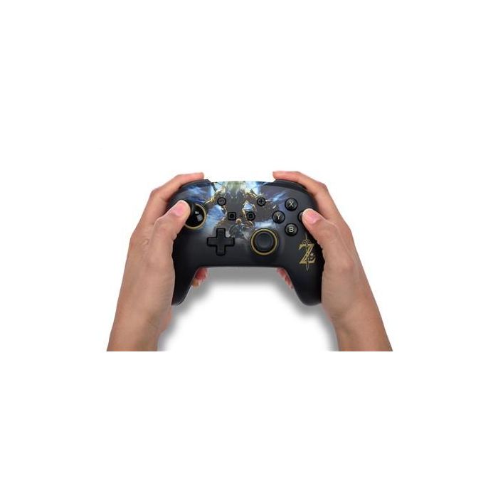 Power A Mando Inalámbrico Nintendo Switch NSGP0028-01, Diseño Link vs. Lynel, Licencia Oficial, Color Negro 8
