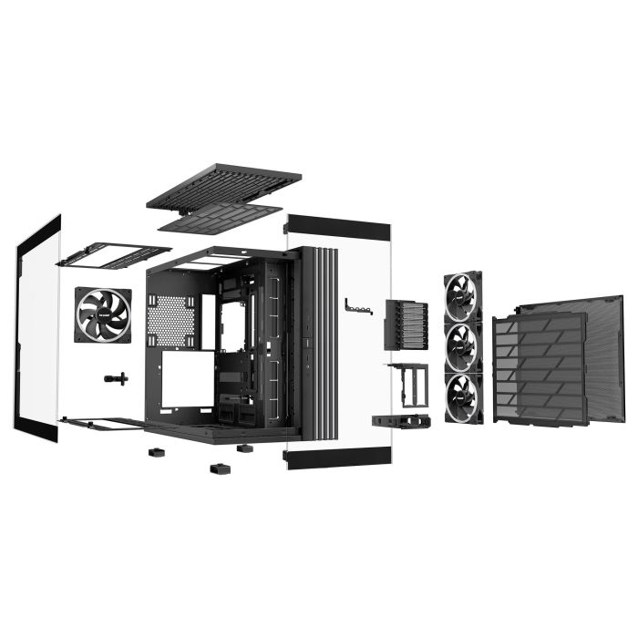 Be Quiet! Light Base 900 FX Negra Torre PC Full Tower con Iluminación RGB, Ventana Lateral y Panel Frontal de Malla para Juego Be Quiet! Light Base 900 FX Negra Torre PC Full Tower con Iluminación RGB, Ventana Lateral y Panel Frontal de Malla para Juego