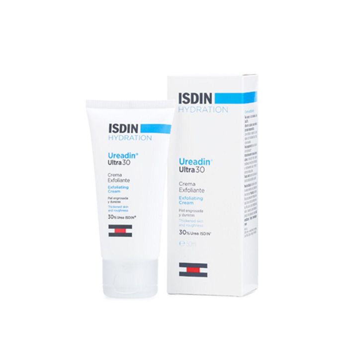 Isdin Ureadin Ultra 30 Crema Exfoliante Corporal y Pies con Urea 30% para Durezas y Piel Engrosada 50ml 1