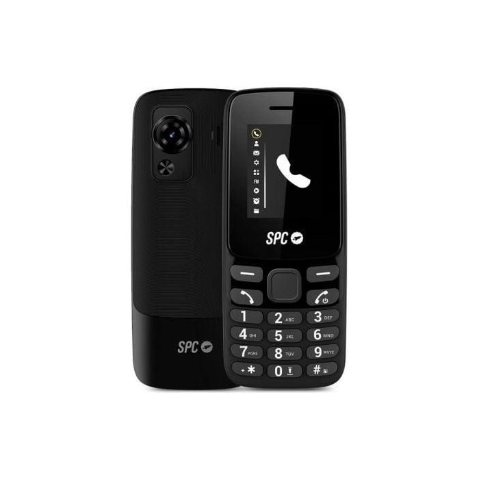 SPC 2340N Teléfono Móvil Talk 2 para Personas Mayores 4G, con Teclado Físico, Pantalla 1.8", Batería Larga Duración, Negro