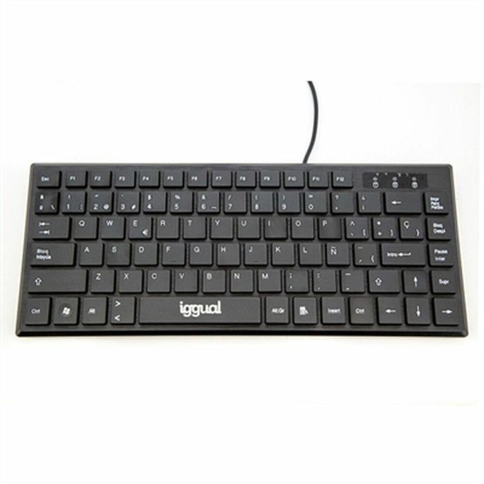 Teclado iggual Teclado USB compacto TKL Slim TKL-USB negro Negro 0 Teclado iggual Teclado USB compacto TKL Slim TKL-USB negro Negro 0