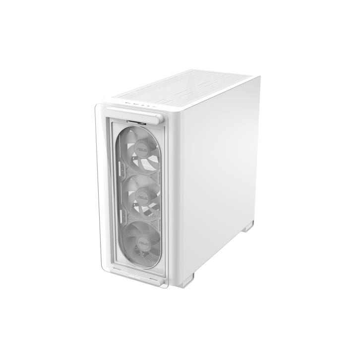 Asus A23 PLUS TG ARGB WHITE - Torre PC Blanco, micro ATX/Mini-ITX, 3x120mm Ventiladores, Ref. 90DC00K3-B19010 8 Asus A23 PLUS TG ARGB WHITE - Torre PC Blanco, micro ATX/Mini-ITX, 3x120mm Ventiladores, Ref. 90DC00K3-B19010 8