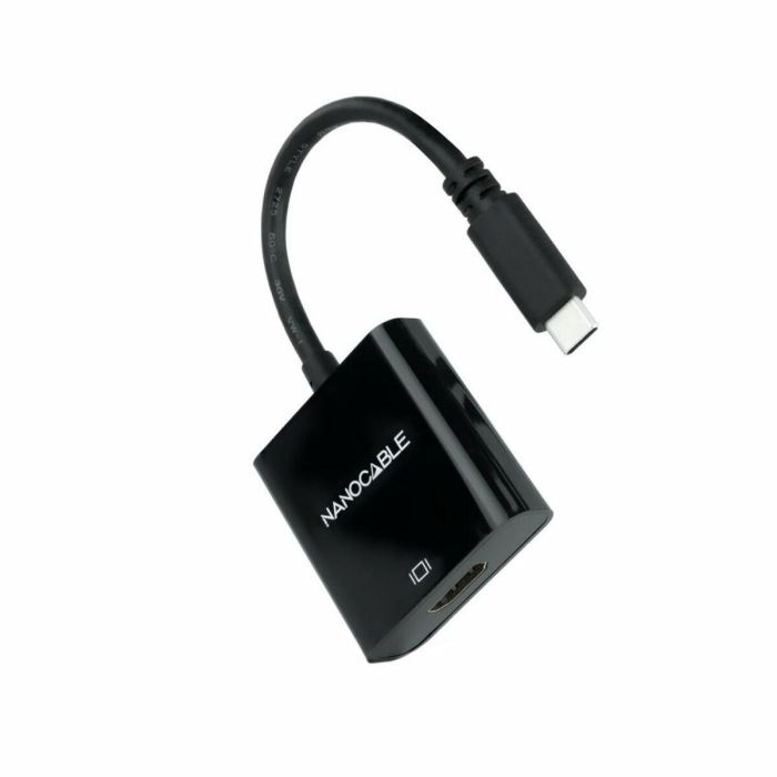 Adaptador USB-C a HDMI NANOCABLE 10.16.4102-BK Negro 4K Ultra HD (1 unidad) 2 Adaptador USB-C a HDMI NANOCABLE 10.16.4102-BK Negro 4K Ultra HD (1 unidad) 2