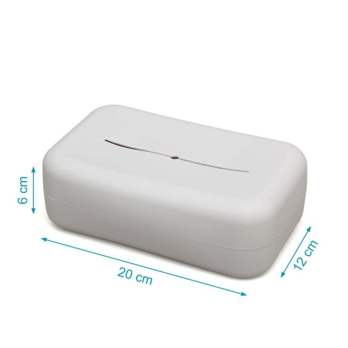 KioKids Porta Toallitas Silicona Gris Colección Petits Moments +0 Meses 2