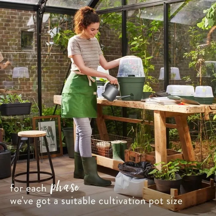 Elho Bandeja de cultivo Allin1 L 39x23x15 cm Negro ELH8711904515881 - Cultivo y cosecha - 100% reciclado 2