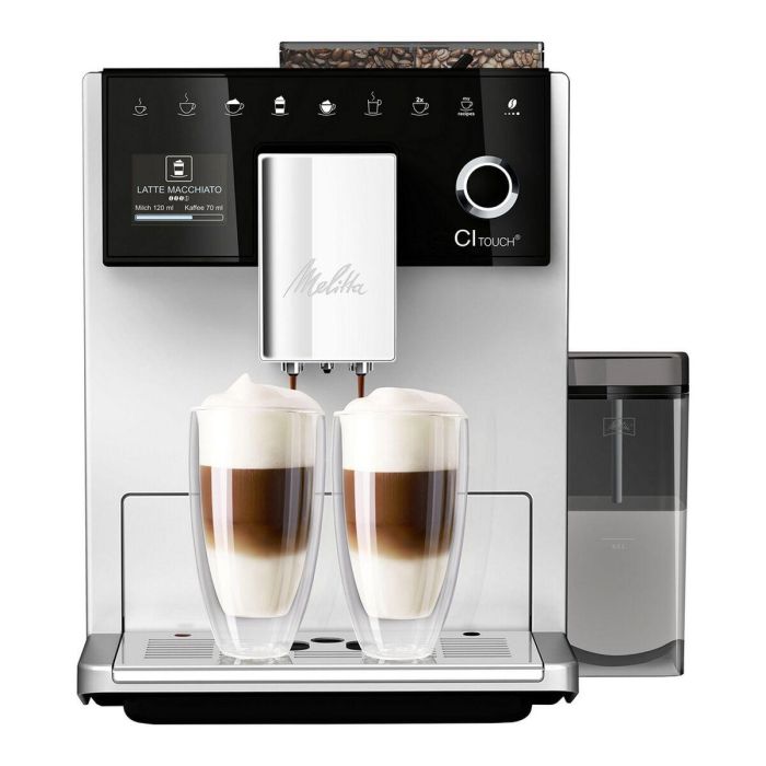 MELITTA CI Touch F630-101 Cafetera con molinillo - Depósito extraíble 1,8L - 2 depósitos de granos - Pantalla táctil - Plata 12