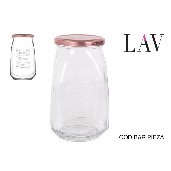 Lav Bote 1L con Tapa Tasty, 9x10x17 cm, Colección Tasty (12 Unidades) 0 Lav Bote 1L con Tapa Tasty, 9x10x17 cm, Colección Tasty (12 Unidades) 0