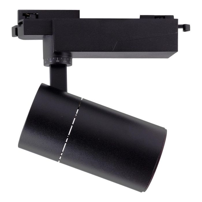 Foco de Carril LED  30W 2700Lm CRI90 4200ºK Monofásico 40.000H Antideslumbrante  [HO-FC-30W-AD-B-W] 3