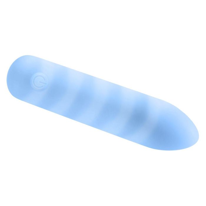 Vibrador Evolved Playboy Azul Blanco 5 Vibrador Evolved Playboy Azul Blanco 5