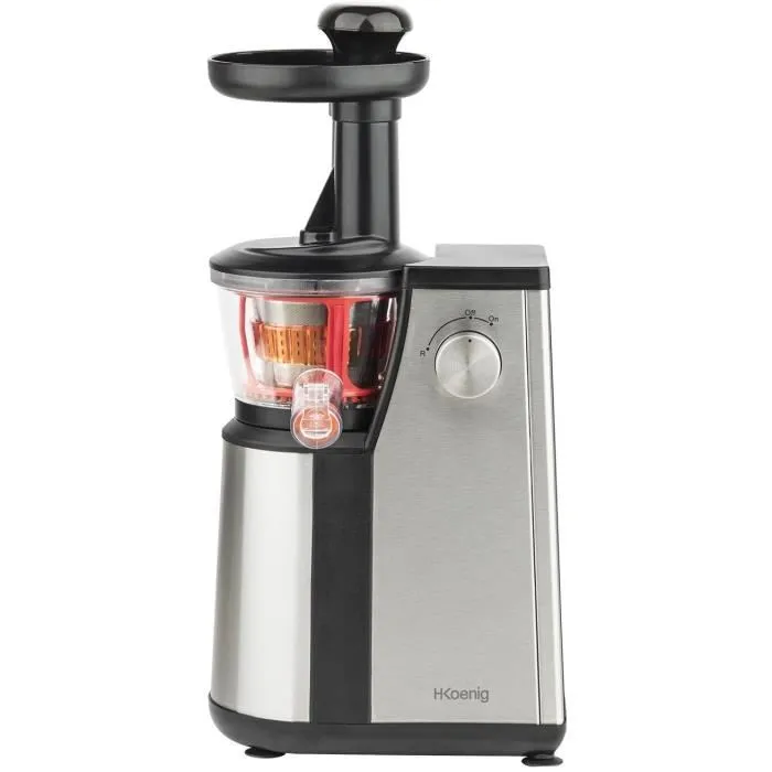 Hkoenig GSX12 Extractor de Jugo Vertical - 52 rpm - Acero Inoxidable - 400W 3