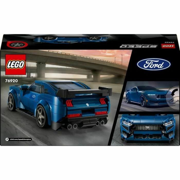 Lego Speed Champions 76920 Ford Mustang Coche deportivo Dark Horse, Set para niños 1