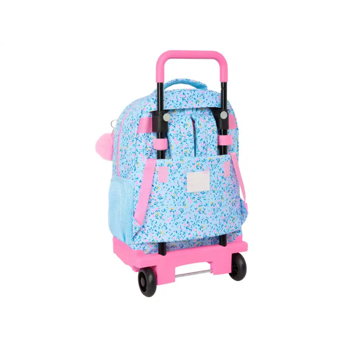 Mochila Escolar con Ruedas Vicky Martín Berrocal Paraíso Azul Rosa 33 x 45 x 22 cm 1 Mochila Escolar con Ruedas Vicky Martín Berrocal Paraíso Azul Rosa 33 x 45 x 22 cm 1
