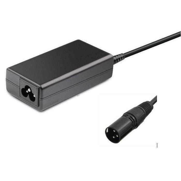CoreParts Power Adapter for eBike 84W 42V 2A with Cannon plug, Including EU Power Cord CoreParts Power Adapter for eBike 84W 42V 2A with Cannon plug, Including EU Power Cord