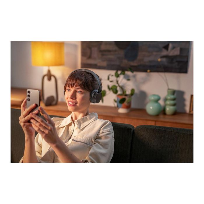 Philips TAH3209BK Auriculares Inalámbricos Diadema Bluetooth Negros con Micrófono, hasta 25h Reproducción, Carga Rápida USB-C 3