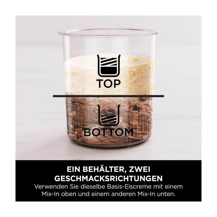 Ninja NC501EU Creami Deluxe Máquina de Helados y Batidos 2.1L con 3 Recipientes, Preparación de Sorbete, Negro/Plata 17 Ninja NC501EU Creami Deluxe Máquina de Helados y Batidos 2.1L con 3 Recipientes, Preparación de Sorbete, Negro/Plata 17
