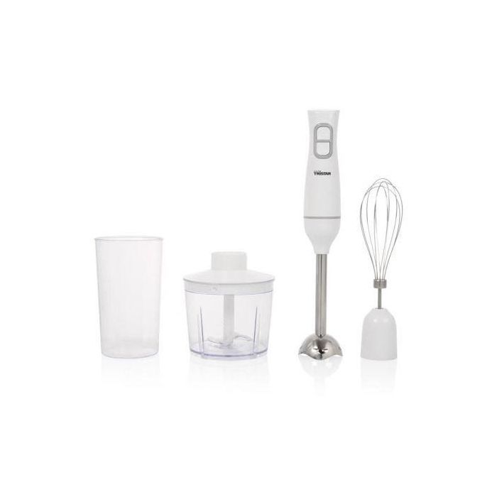 Batidora de mano Tristar MX-4881/ 350W/ Incluye Varillas, Picadora y Vaso Medidor Batidora de mano Tristar MX-4881/ 350W/ Incluye Varillas, Picadora y Vaso Medidor