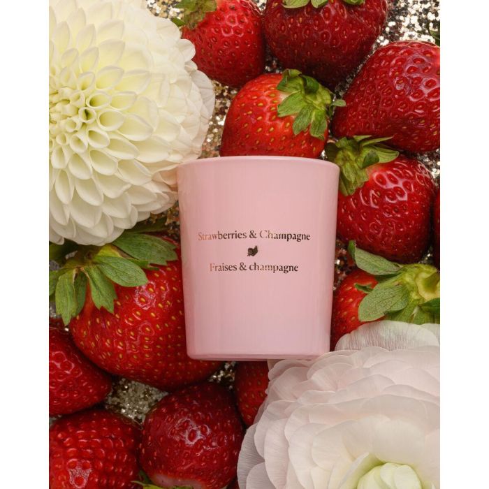 Vela de Masaje Highonlove Naranja Rosa Champán de Fresa Lichi 35 ml 10