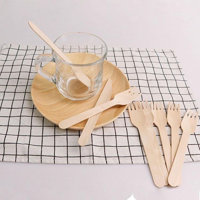 Set de 12 cuchillos desechables de madera Wooow (36 Cajas) 5 Set de 12 cuchillos desechables de madera Wooow (36 Cajas) 5