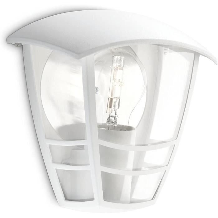 CREEK-Aplique para exterior Metal H19,5cm Blanco Philips 1 CREEK-Aplique para exterior Metal H19,5cm Blanco Philips 1