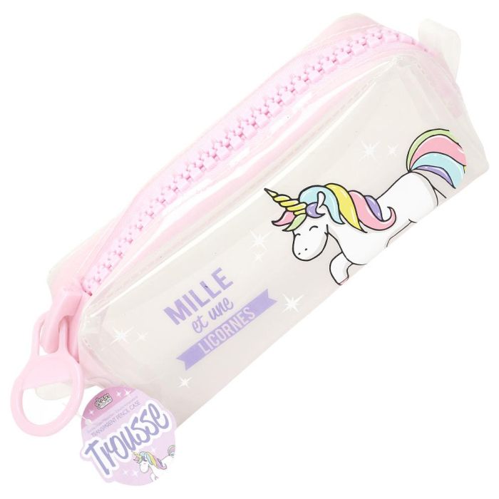 Jeux 2 momes Estuche Unicornio Licorne Translucido 21x8x7 cm 1 Jeux 2 momes Estuche Unicornio Licorne Translucido 21x8x7 cm 1