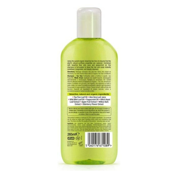 Dr. Organic Bioactive Organic Tea Tree Shampoo 1