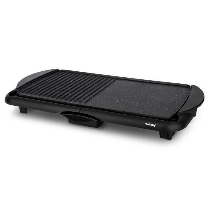 Weasy STO52 Electric Pancha 2000W - Placa de efecto de piedra - 52x27cm - Temperatura ajustable - Revetencia anti -adhesiva - tanque removible 1 Weasy STO52 Electric Pancha 2000W - Placa de efecto de piedra - 52x27cm - Temperatura ajustable - Revetencia anti -adhesiva - tanque removible 1