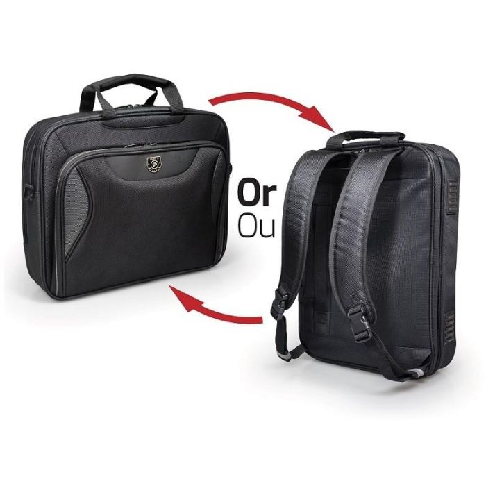 Port Wandelbare Notebooktasche & Rucksack 14 bis 15.6" 9 Port Wandelbare Notebooktasche & Rucksack 14 bis 15.6" 9