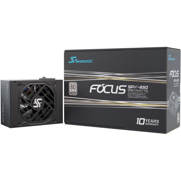 Seasonic FOCUS-SPX-650 Fuente Alimentación PC 650W 80+ Platinum CFX Modular para PC