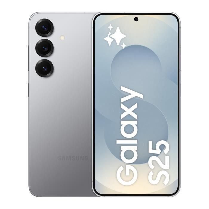 Samsung Galaxy S25 15,8 cm (6.2") SIM doble Android 15 5G USB Tipo C 12 GB 512 GB 4000 mAh Plata Samsung Galaxy S25 15,8 cm (6.2") SIM doble Android 15 5G USB Tipo C 12 GB 512 GB 4000 mAh Plata