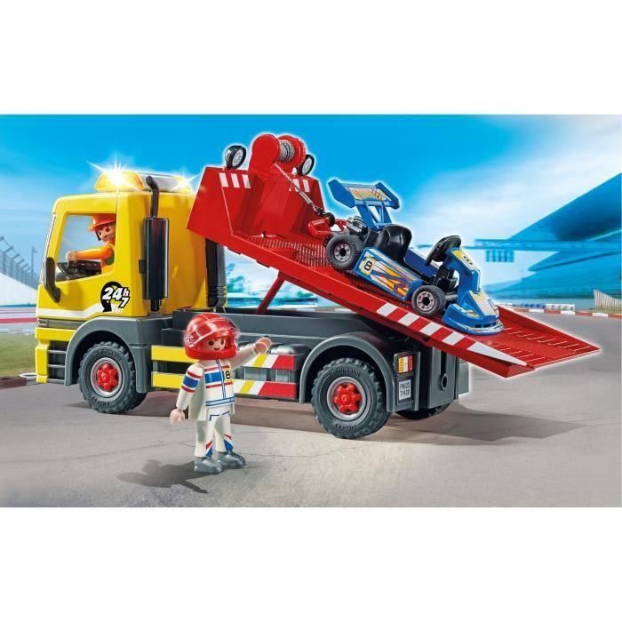 PLAYMOBIL - Grúa con quad - City Life - 2 personajes - Edad 4 1 PLAYMOBIL - Grúa con quad - City Life - 2 personajes - Edad 4 1