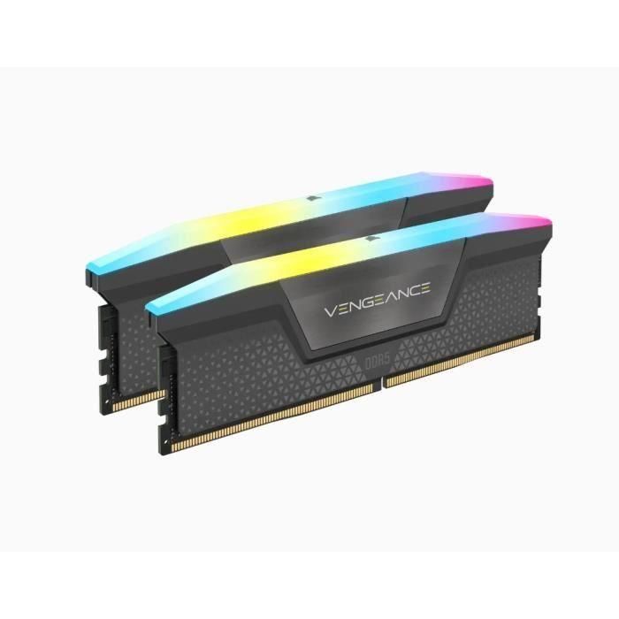 Corsair Vengeance RGB DDR5 32GB (2x16GB) 6000MHz CL30 AMD EXPO & Intel XMP - CMH32GX5M2B6000Z30K 2 Corsair Vengeance RGB DDR5 32GB (2x16GB) 6000MHz CL30 AMD EXPO & Intel XMP - CMH32GX5M2B6000Z30K 2
