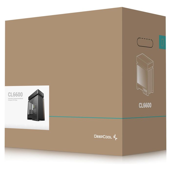 Deepcool Midi Tower CL6600 Negro ATX con Ventiladores RGB, Cristal Templado y Soporte para Refrigeración Líquida de 360mm - PC Gaming 4 Deepcool Midi Tower CL6600 Negro ATX con Ventiladores RGB, Cristal Templado y Soporte para Refrigeración Líquida de 360mm - PC Gaming 4