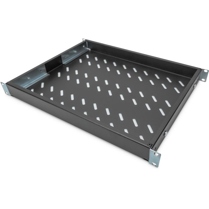 DIGITUS Fachboden 1HE 44x482x350-500mm bis 50kg schwarz vari 1