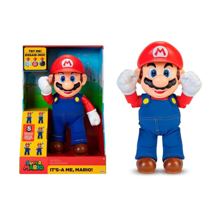 Jakks Pacific Figura de Super Mario de 36 cm – Edad Mínima Recomendada 3 Años