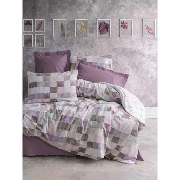 Juego de Cama 220x240 cm Funda Nórdica + 2 Fundas Almohada 60x60 cm 100% Algodón Rosa 0 Juego de Cama 220x240 cm Funda Nórdica + 2 Fundas Almohada 60x60 cm 100% Algodón Rosa 0