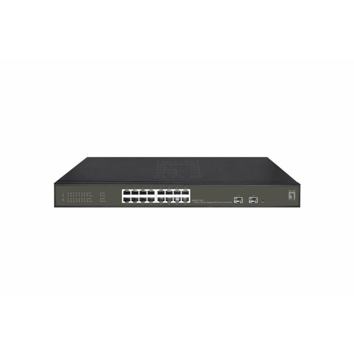 Level One GES-2118P Switch Gestionable 16 Puertos Gigabit Ethernet (GE) PoE+ 230W con 2 Puertos SFP 19 Pulgadas