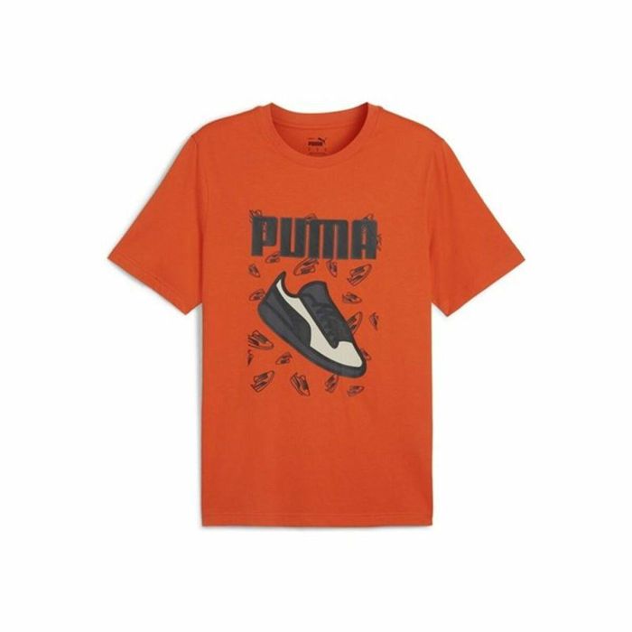 Camiseta de Manga Corta Hombre Puma Graphics Sneaker Naranja 0 Camiseta de Manga Corta Hombre Puma Graphics Sneaker Naranja 0