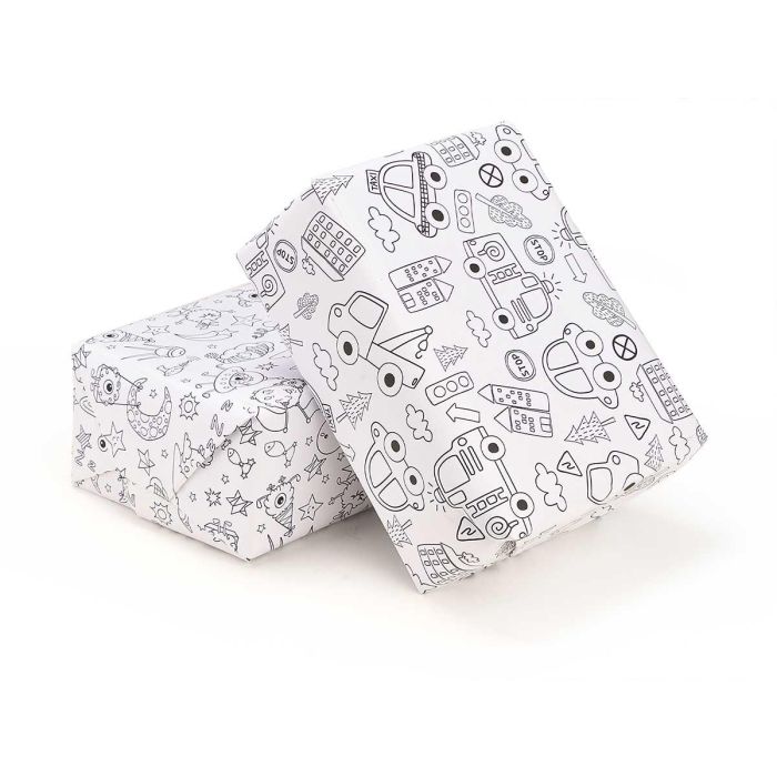 Papel Regalo 0,70X1,5M Extraterrestres Y Vehiculos Pincello (50 Unidades) 2 Papel Regalo 0,70X1,5M Extraterrestres Y Vehiculos Pincello (50 Unidades) 2