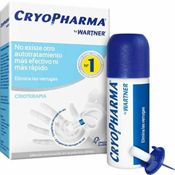 Cryopharma Elimina Verrugas Comunes y Plantares por Congelación. Tratamiento Rápido para Manos, Rodillas, Pies 50 ml Cryopharma Elimina Verrugas Comunes y Plantares por Congelación. Tratamiento Rápido para Manos, Rodillas, Pies 50 ml