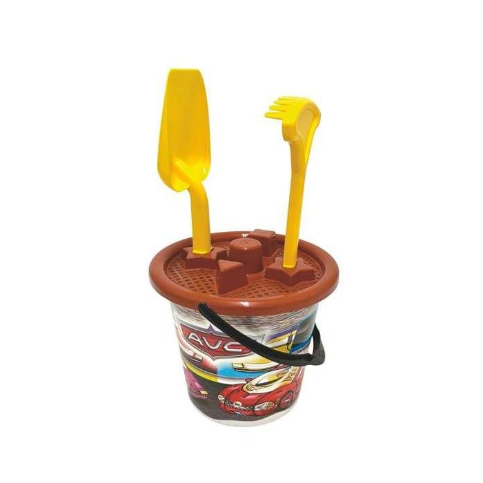 AVC Juego de Cubos de Playa con Pala, Rastrillo y Cedazo - Surtido de Colores - Modelos Surtidos AVC Juego de Cubos de Playa con Pala, Rastrillo y Cedazo - Surtido de Colores - Modelos Surtidos