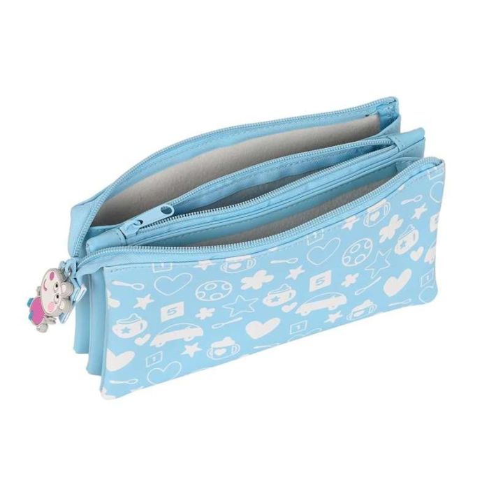 Estuche Escolar Peppa Pig Baby Azul claro (22 x 12 x 3 cm) 2 Estuche Escolar Peppa Pig Baby Azul claro (22 x 12 x 3 cm) 2