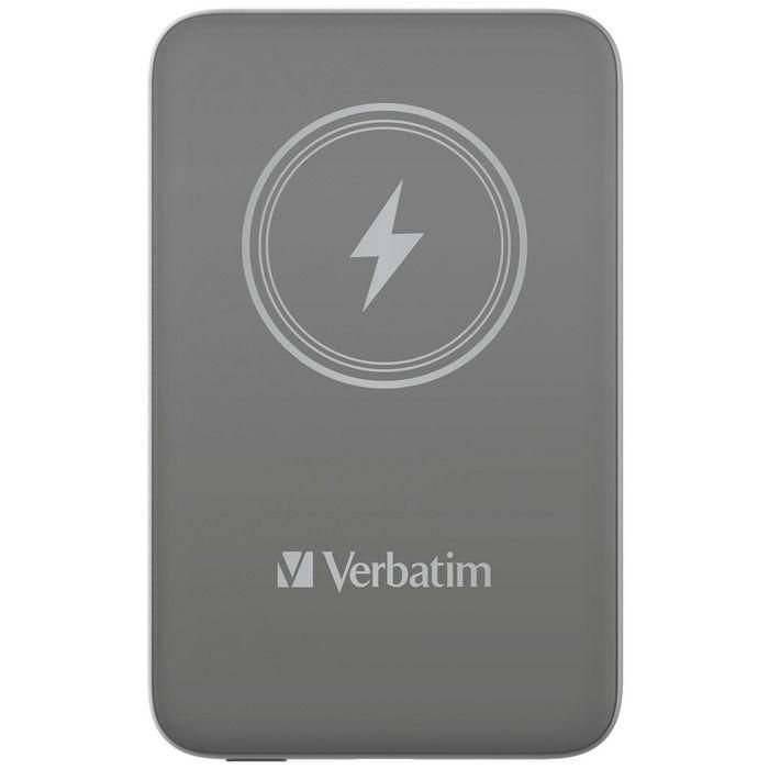 Verbatim Charge 'n' Go Magnetic Wireless Power Bank 10000mAh Grey 2 Verbatim Charge 'n' Go Magnetic Wireless Power Bank 10000mAh Grey 2