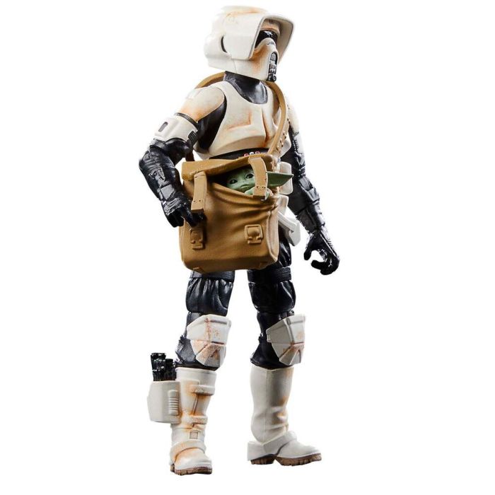 Figura Speeder Bike Scout Trooper & Grogu the Mandalorian Star Wars 9cm 5