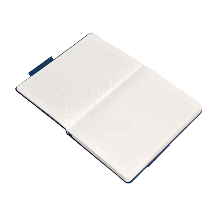 Antartik Cuaderno A5 Tapa Dura 100 Hojas Cuadriculadas Azul Marino 80gr FSC 8