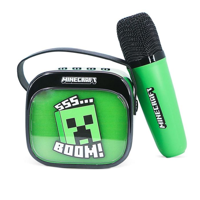 Altavoz y Micro Karaoke LED Minecraft 4 Altavoz y Micro Karaoke LED Minecraft 4