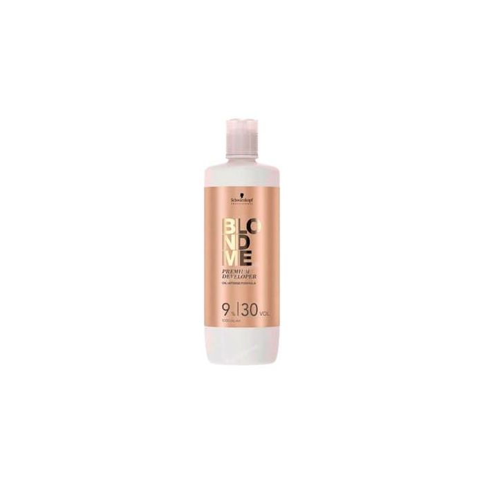 Schwarzkopf Blondme Loción Activa Premium 30vol (9%) 1000 Ml - Tinte y Cuidado para Cabello Rubio